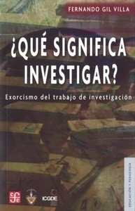 ¿Qué significa investigar?