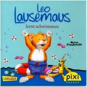 Leo Lausemaus lernt schwimmen. Pixi-Buch