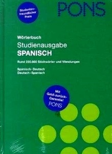 Pons Wörterbuch für Schule und Studienausgabe Spanisch