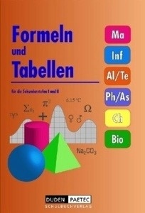 Formeln und Tabellen für die Sekundarstufen I und II