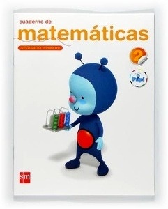 Cuaderno de matemáticas. 2 Primaria, 2 Trimestre. Conecta con Pupi