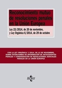 Reconocimiento mutuo de resoluciones penales en la Unión Europea