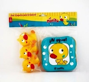 El patito. Libro baño con muñecos