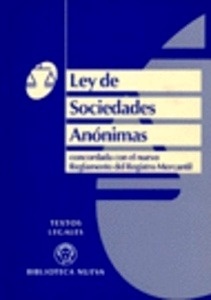 Ley sociedades anónimas