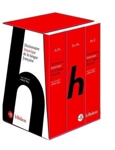 Dictionnaire historique de la langue française