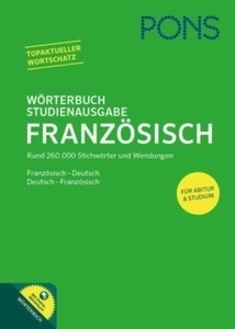 PONS Wörterbuch Studienausgabe Französisch