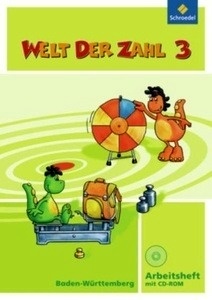 Welt der Zahl. 3. Schuljahr, Arbeitsheft m. CD-ROM