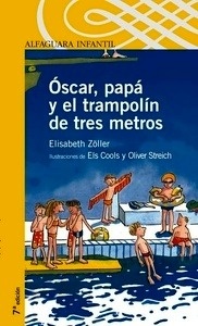 Óscar, papá y el trampolín de tres metros
