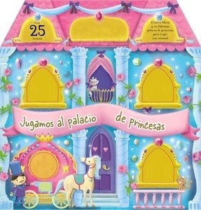 Jugamos al palacio de princesas. Libro con imanes