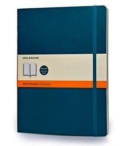 Moleskine Cuaderno clásico TB - XL - Rayas azul ultramar