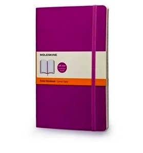 Moleskine Cuaderno clásico TB - L - Rayas morado orquídea