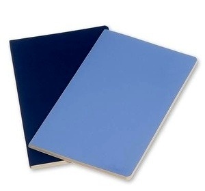 Moleskine Libreta Volant TB Set de 2 - P - Liso azul polvo/azul real