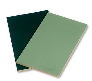 Moleskine Libreta Volant TB Set de 2 - L - Liso verde salvia/verde alga