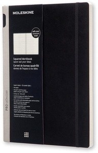 Moleskine Cuaderno de trabajo TB - A4 - Cuadriculado negro