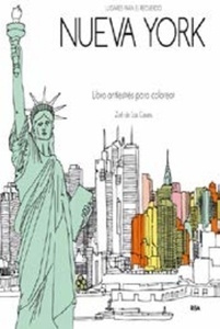 Nueva York. Libro antiestrés para colorear