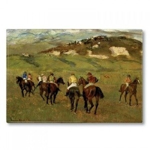 IMÁN E. Degas - Jockeys on Hillside