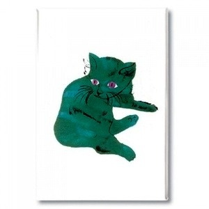 IMÁN A. Warhol - Cat Green