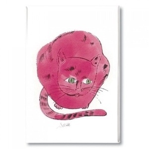 IMÁN A. Warhol - Cat Pink