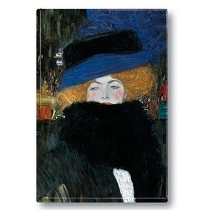 IMÁN Klimt - Lady with Feather Boa