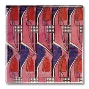 IMÁN C. R. Mackintosh - TExtile Design, Tulip and Lattice