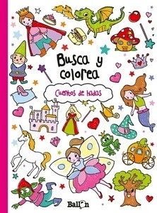 Busca y colorea. Cuentos de hadas