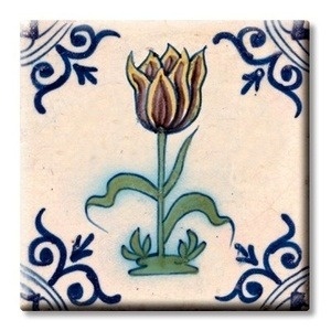 IMÁN Delft - Tulp rood 2