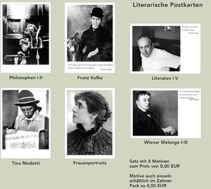 Postkartensatz (Satz mit 8 Motiven)-1400 Wiener Melange III