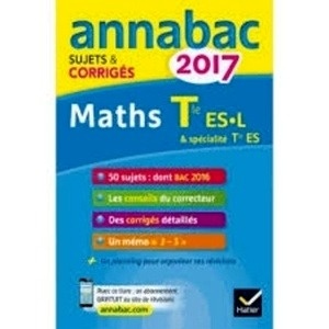 ANNALES ANNABAC 2017 MATHS TLE ES, L