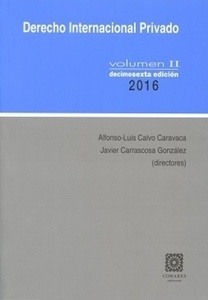 Derecho Internacional Privado - volumen II