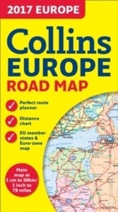 2017 Collins Map of Europe