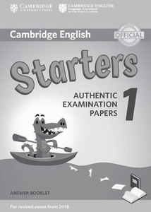 English Young Learners 1 for Revised Exam from 2018 Starters Answer Booklet