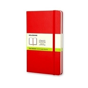 Moleskine cuaderno clásico TB - L - Liso rojo escarlata