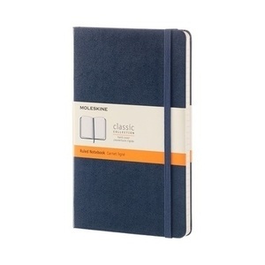 Moleskine Cuaderno clásico TB - L - Rayas azul zafiro