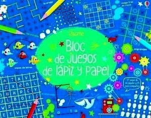 Bloc de juegos de lápiz y papel