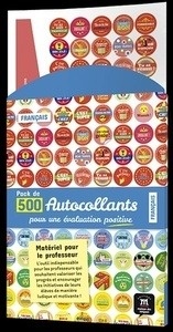 Pack de 500 autocollants pour l évaluation en français A1 A2.1