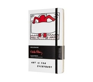 Moleskine Cuaderno edición limitada Keith Haring - L - Liso Blanco