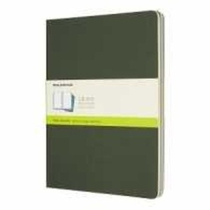 Moleskine Libreta Cahier TB Set de 3 - XL - Liso verde mirto