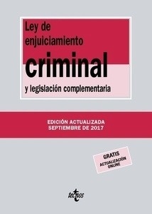 Ley de Enjuiciamiento Criminal y legislación complementaria (2017)