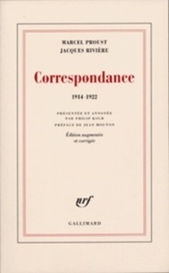 Correspondance (1914-1922)