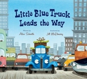 Little Blue Truck Leads the Way   board book