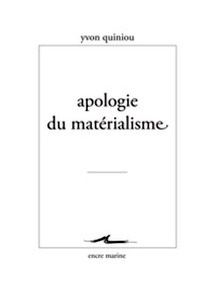 Apologie du materialisme