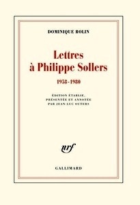 Lettres à Philippe Sollers 1958-1980
