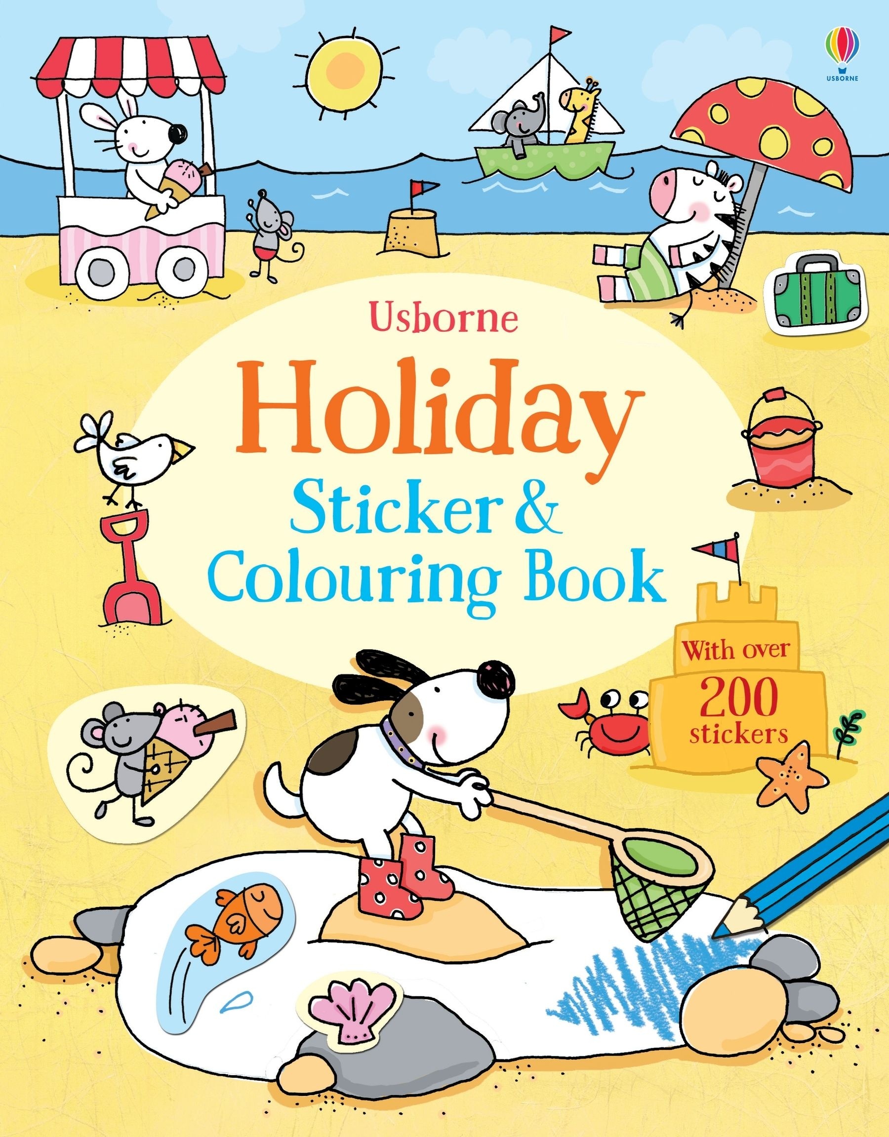 Holiday Sticker and Colouring Book