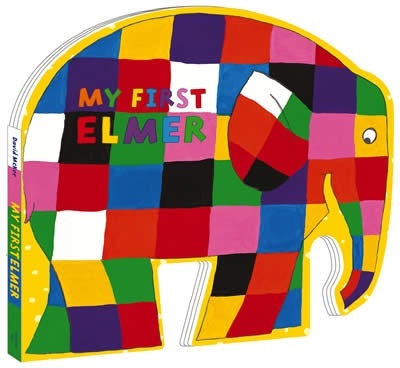 My First Elmer : Shaped Board Book