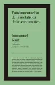 Fundamentación de la metafísica de las costumbres