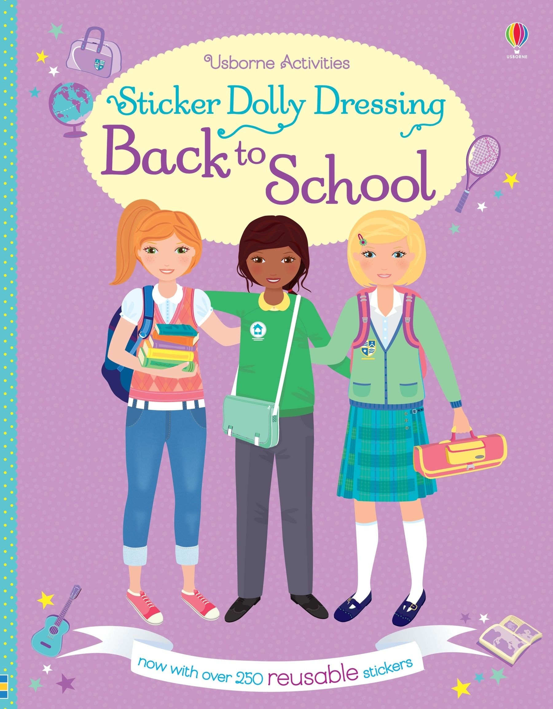 Sticker Dolly Dressing Back to School