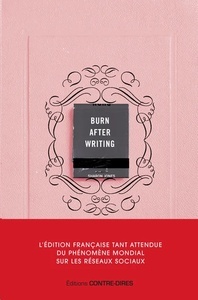 Burn after writing