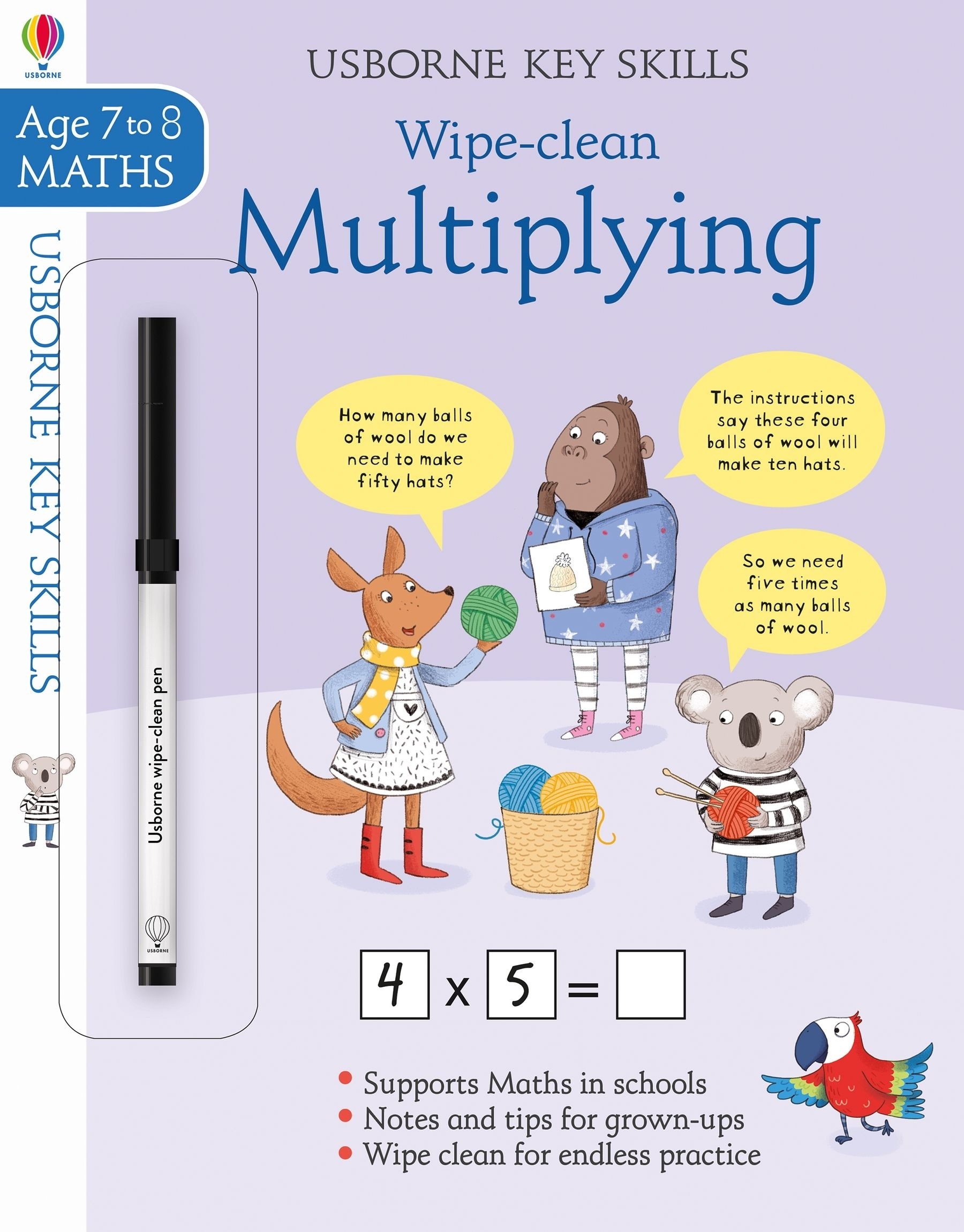 Wipe-Clean Multiplying 7-8