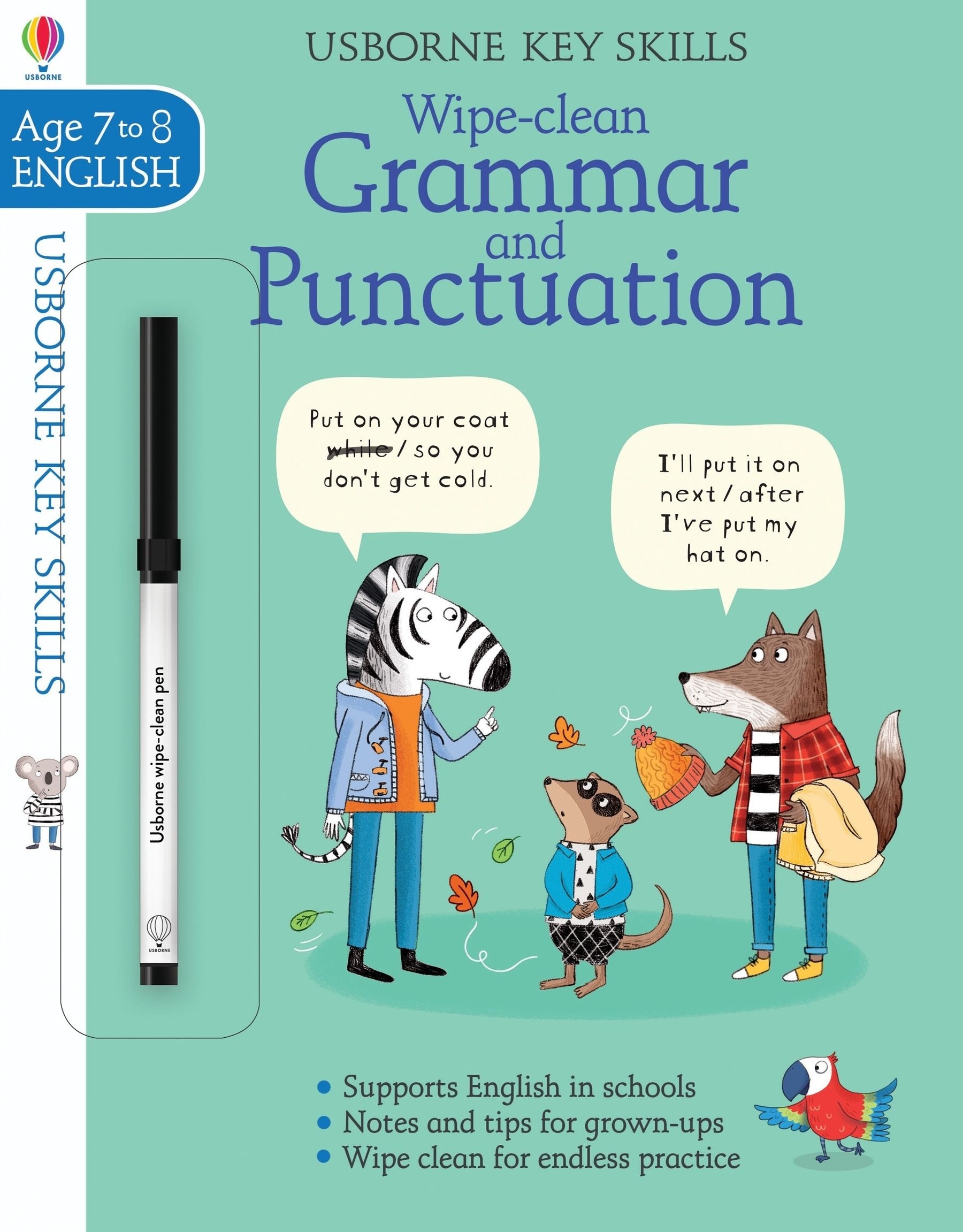 Wipe-clean Grammar x{0026} Punctuation 7-8