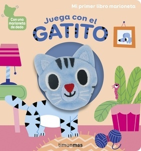 Juega con el gatito. Libro marioneta